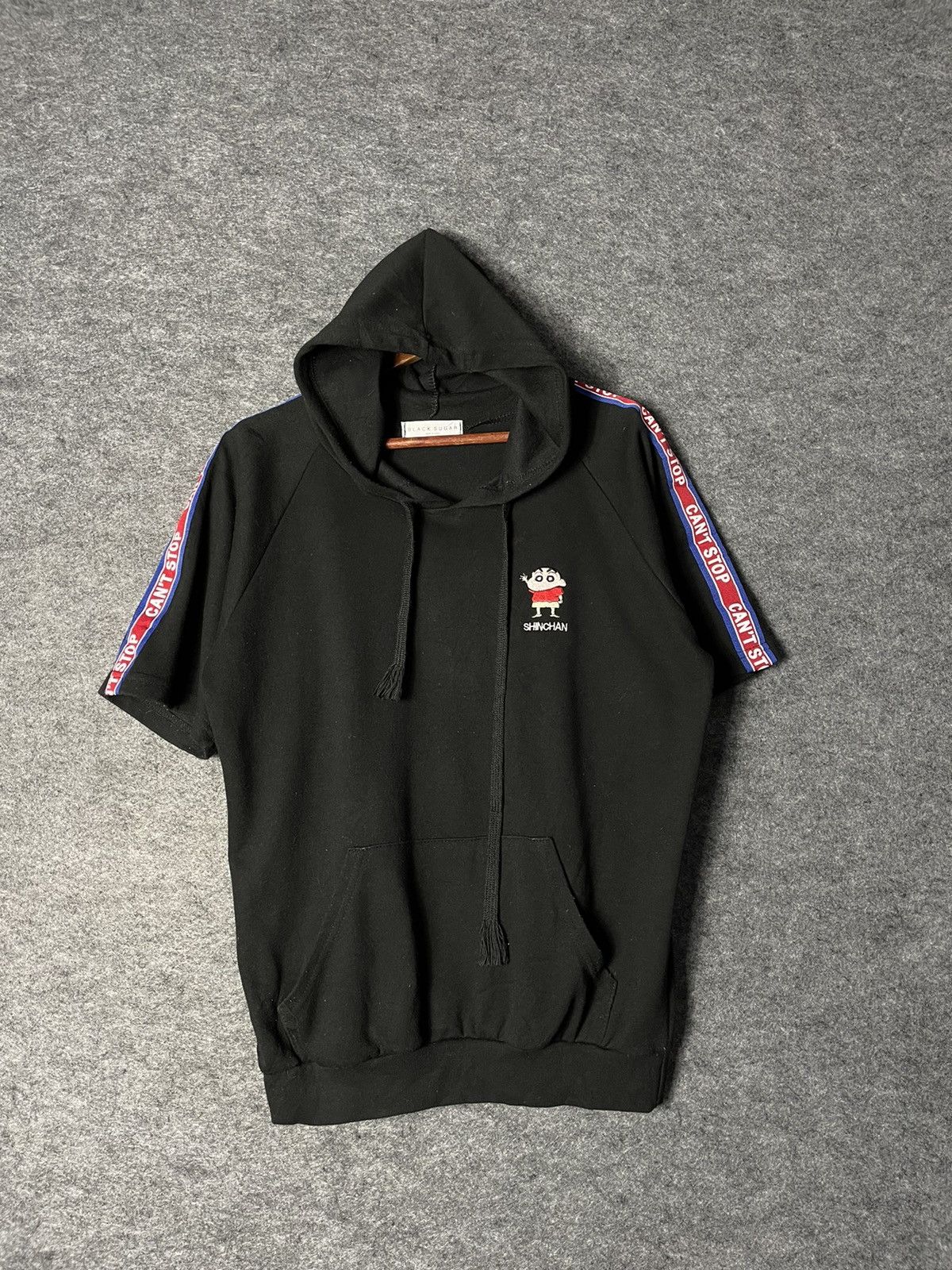 Anime CRAYON SHIN CHAN BLACK SUGAR HOODIE Size US L / EU 52-54 / 3 - 1 Thumbnail