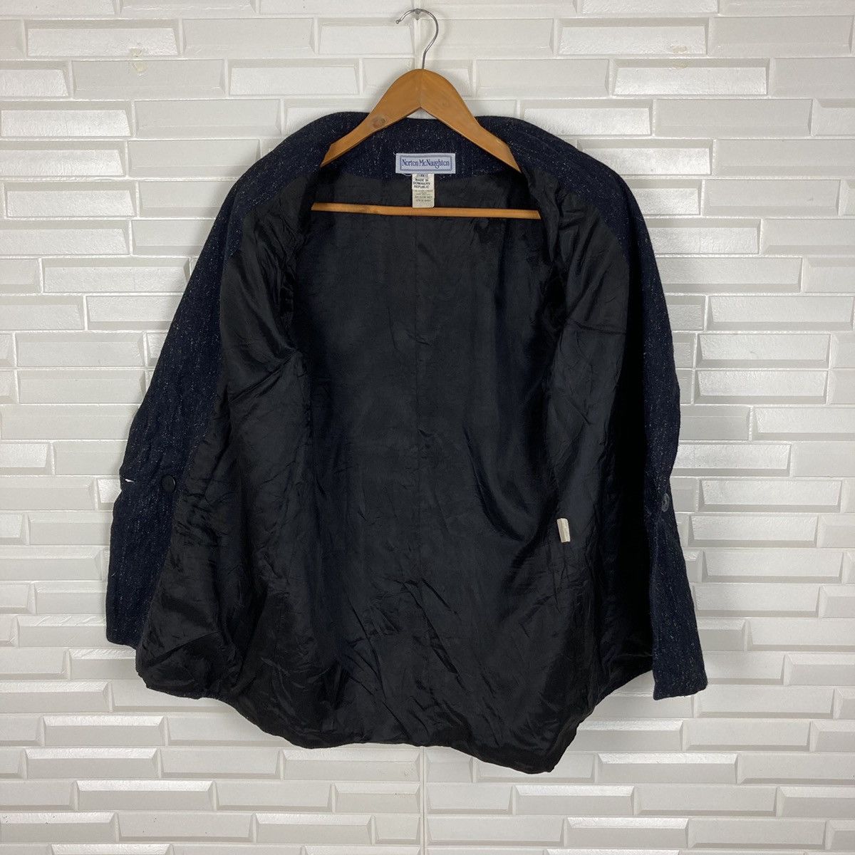 Norton Norton Wool Double Breast Blazer Size 44R - 11 Thumbnail
