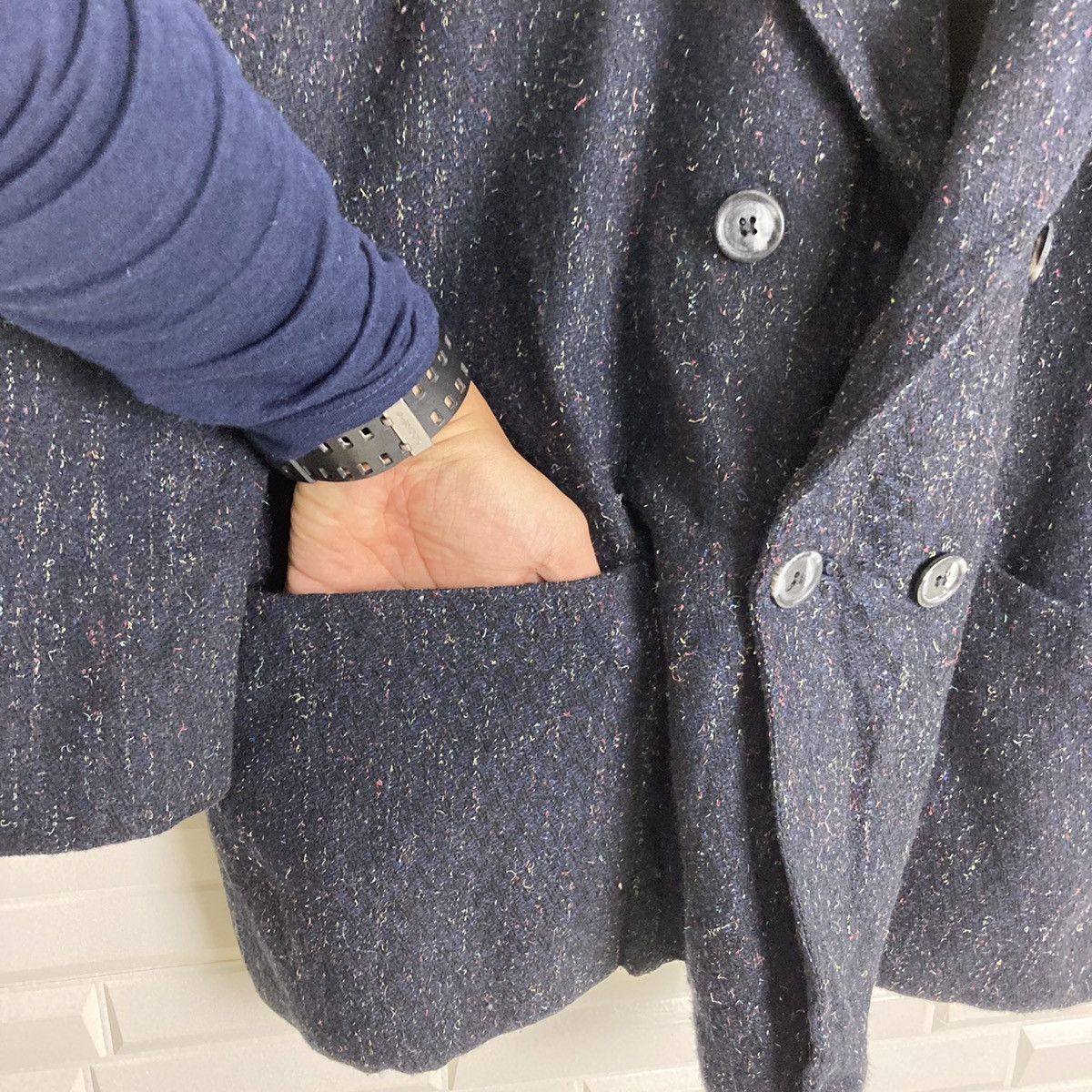 Norton Norton Wool Double Breast Blazer Size 44R - 8 Thumbnail