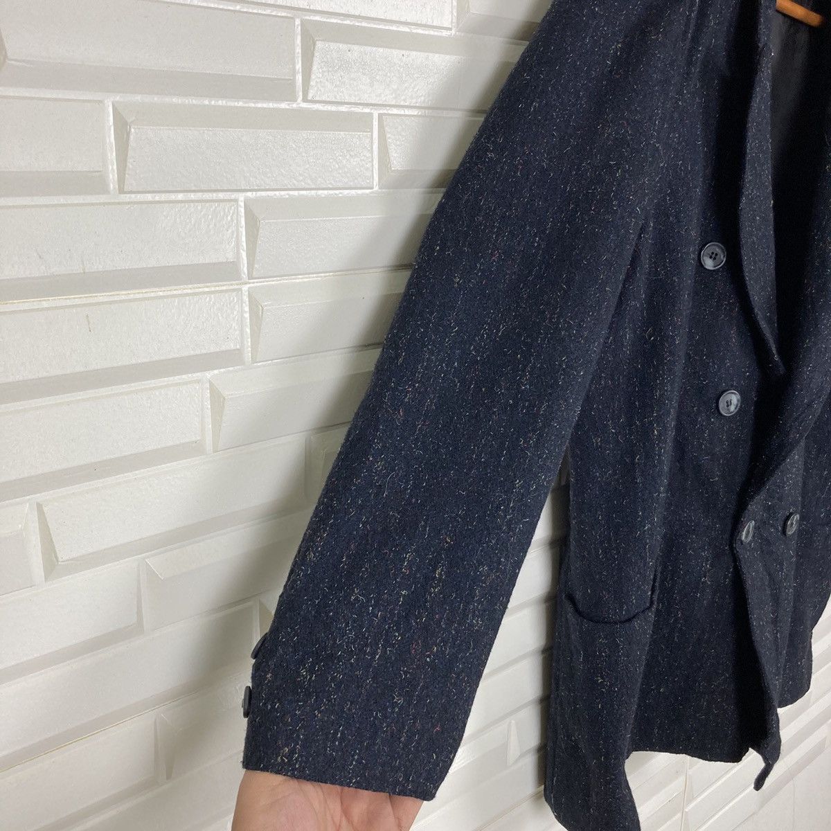 Norton Norton Wool Double Breast Blazer Size 44R - 6 Thumbnail