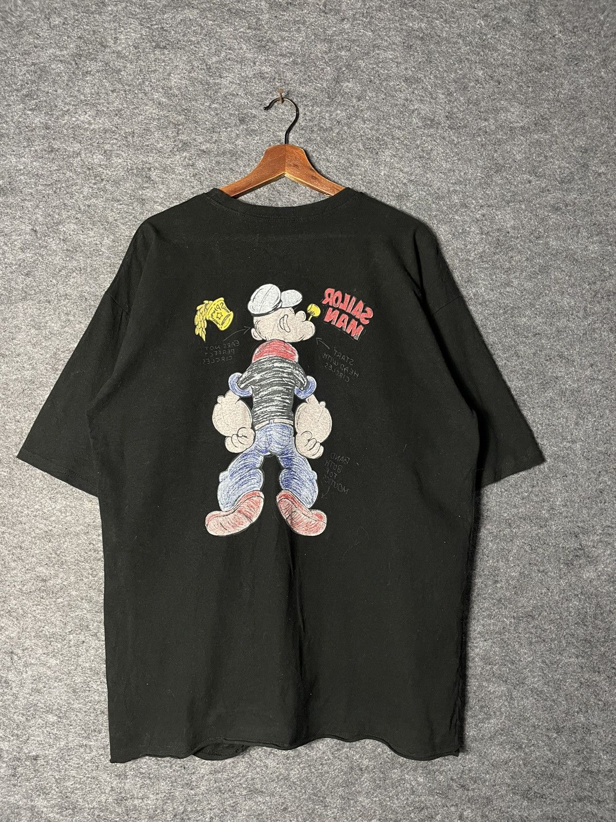 Other POPEYE THE SAILORMAN MIRROR SHIRT Size US L / EU 52-54 / 3 - 3 Thumbnail