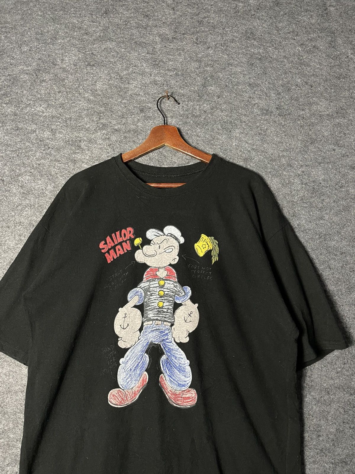 Other POPEYE THE SAILORMAN MIRROR SHIRT Size US L / EU 52-54 / 3 - 2 Thumbnail