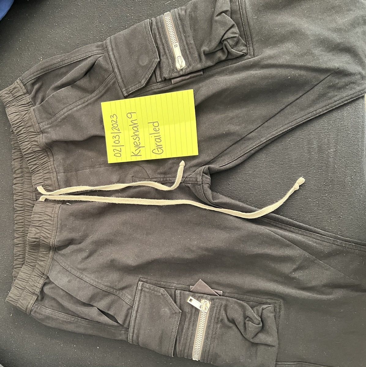 Rick Owens Drkshdw RICK OWEN CARGO PANT Size US 44 / EU 60 - 1 Thumbnail