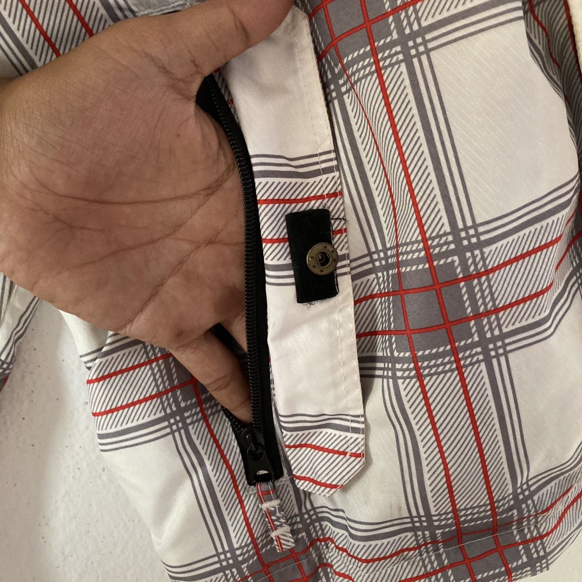 Spalding Spalding Plaid Hooded Jacket Size US M / EU 48-50 / 2 - 5 Thumbnail