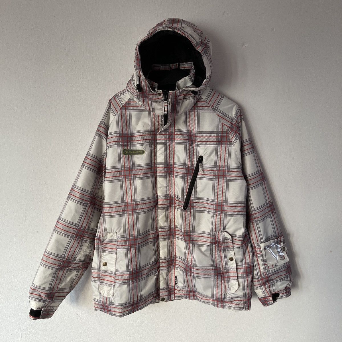 Spalding Spalding Plaid Hooded Jacket Size US M / EU 48-50 / 2 - 2 Thumbnail