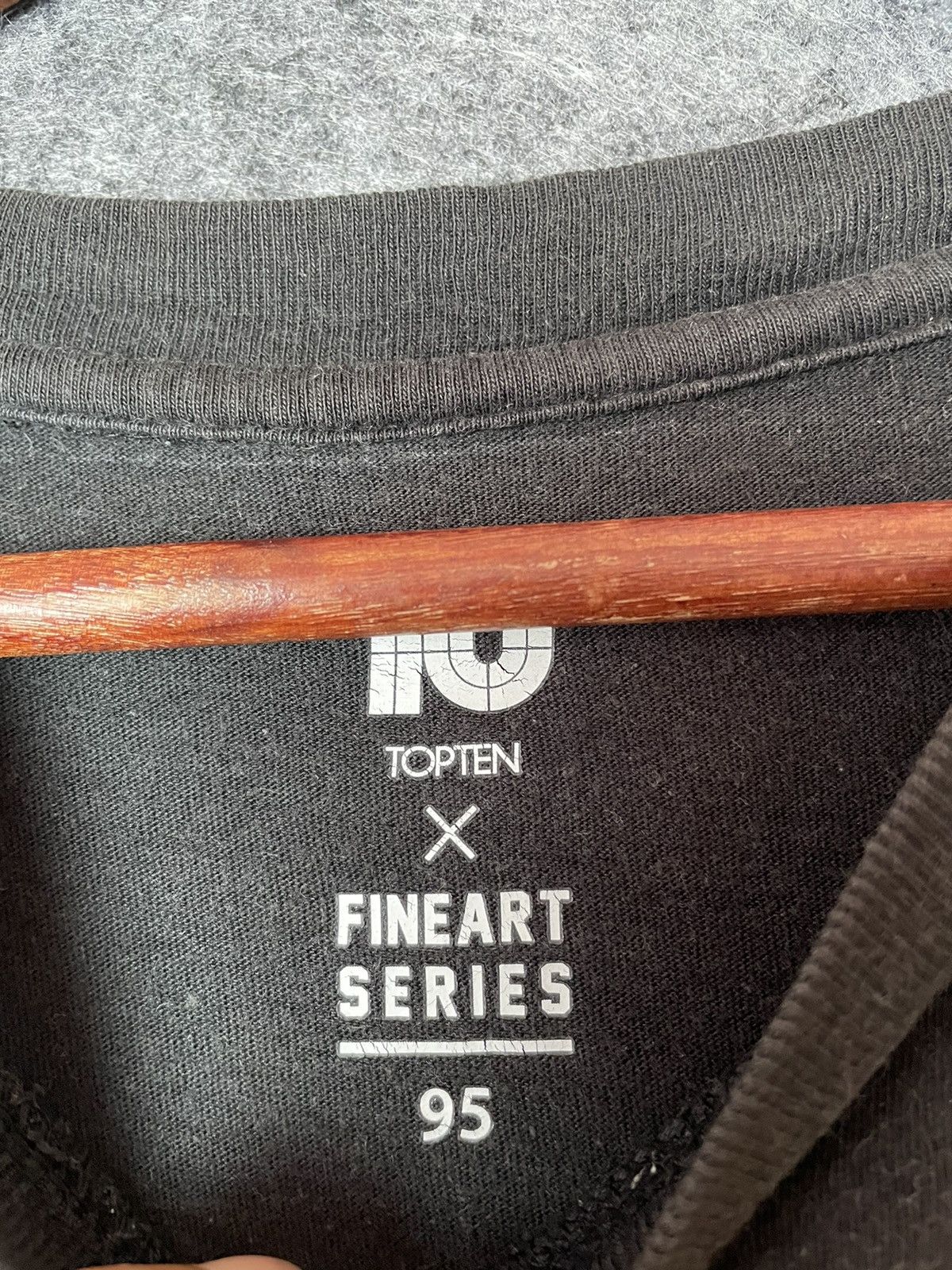 Japanese Brand TOPTEN x FINEART SERIES BLACK TEE Size US M / EU 48-50 / 2 - 5 Thumbnail