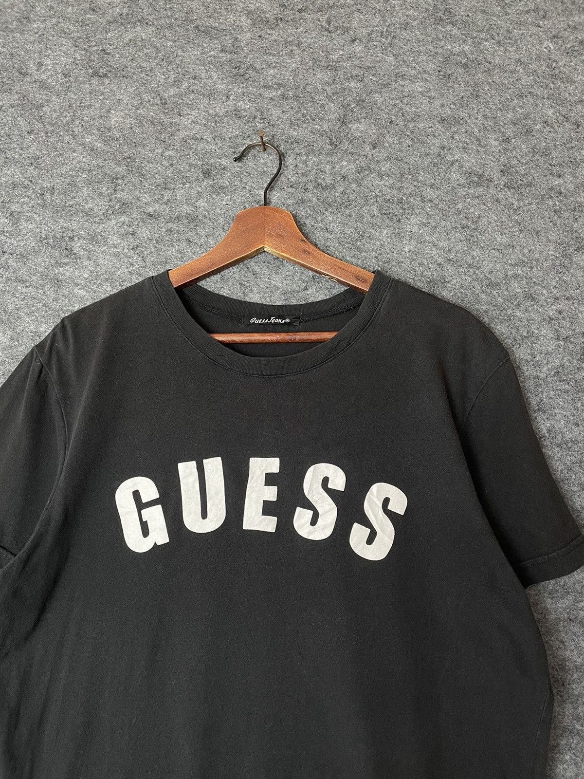 Guess GUESS JEAN BLACK TEE Size US XL / EU 56 / 4 - 2 Thumbnail