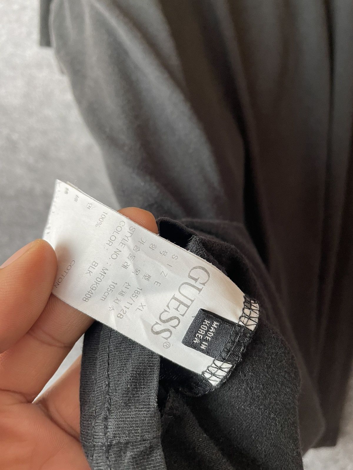 Guess GUESS JEAN BLACK TEE Size US XL / EU 56 / 4 - 6 Thumbnail