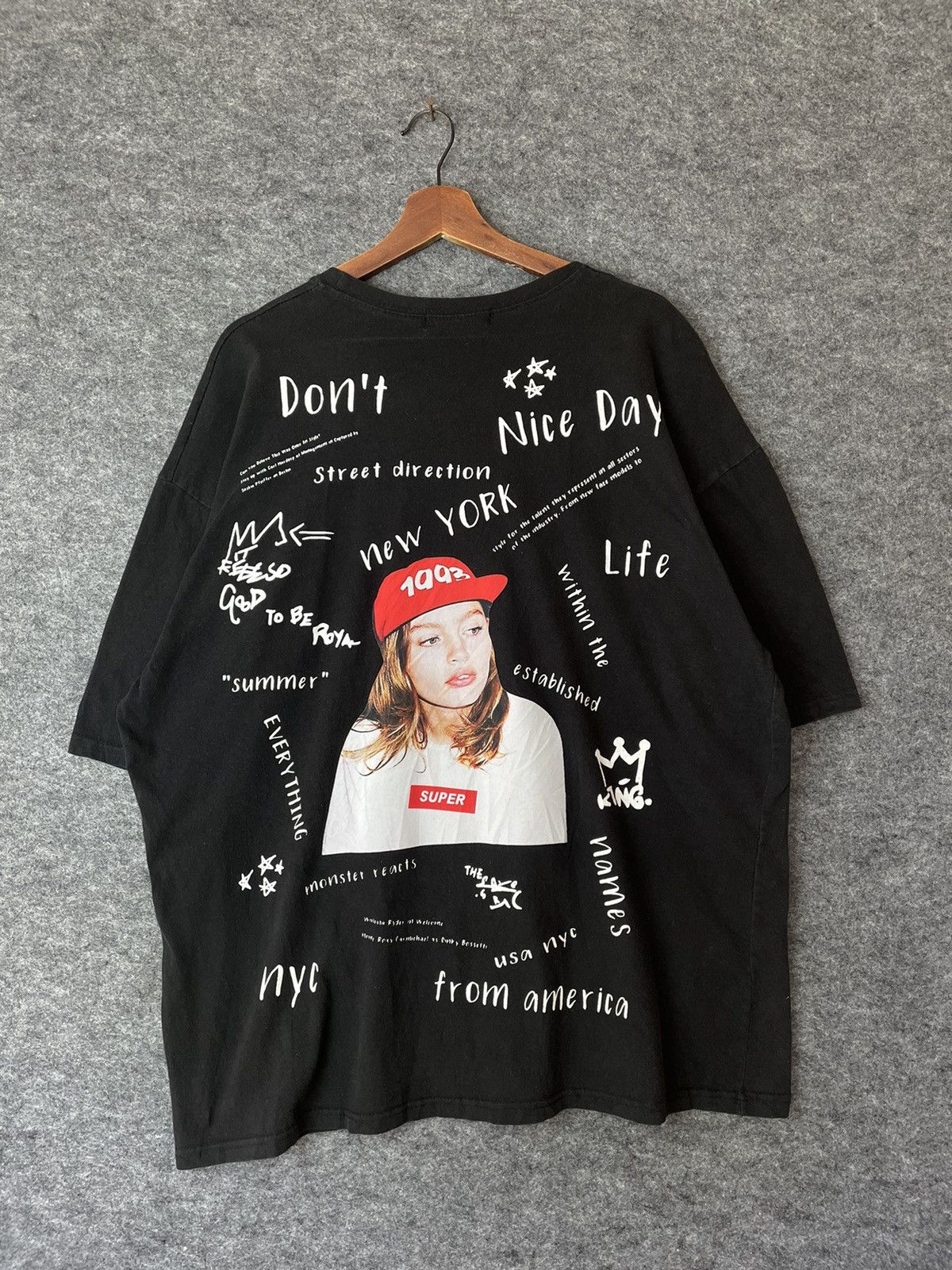 Japanese Brand STREETWEAR SUPER BLACK TEE Size US XL / EU 56 / 4 - 1 Thumbnail