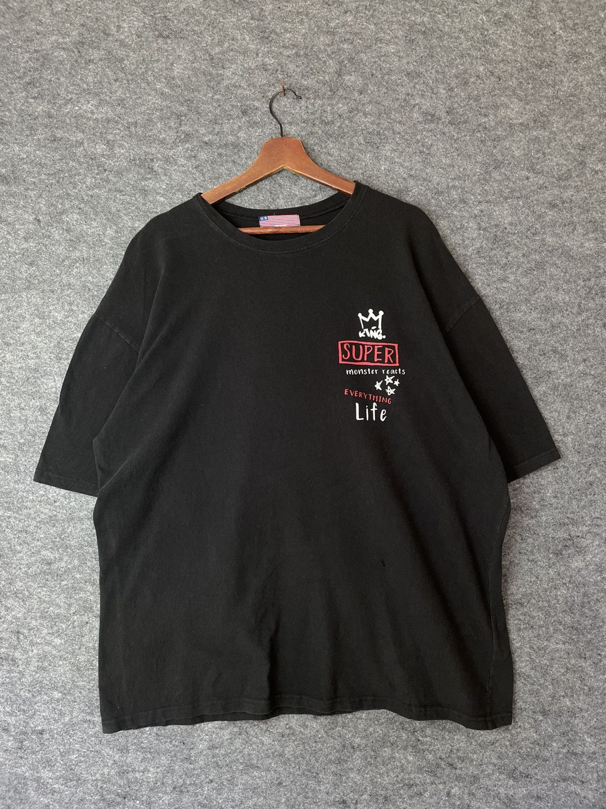 Japanese Brand STREETWEAR SUPER BLACK TEE Size US XL / EU 56 / 4 - 3 Thumbnail