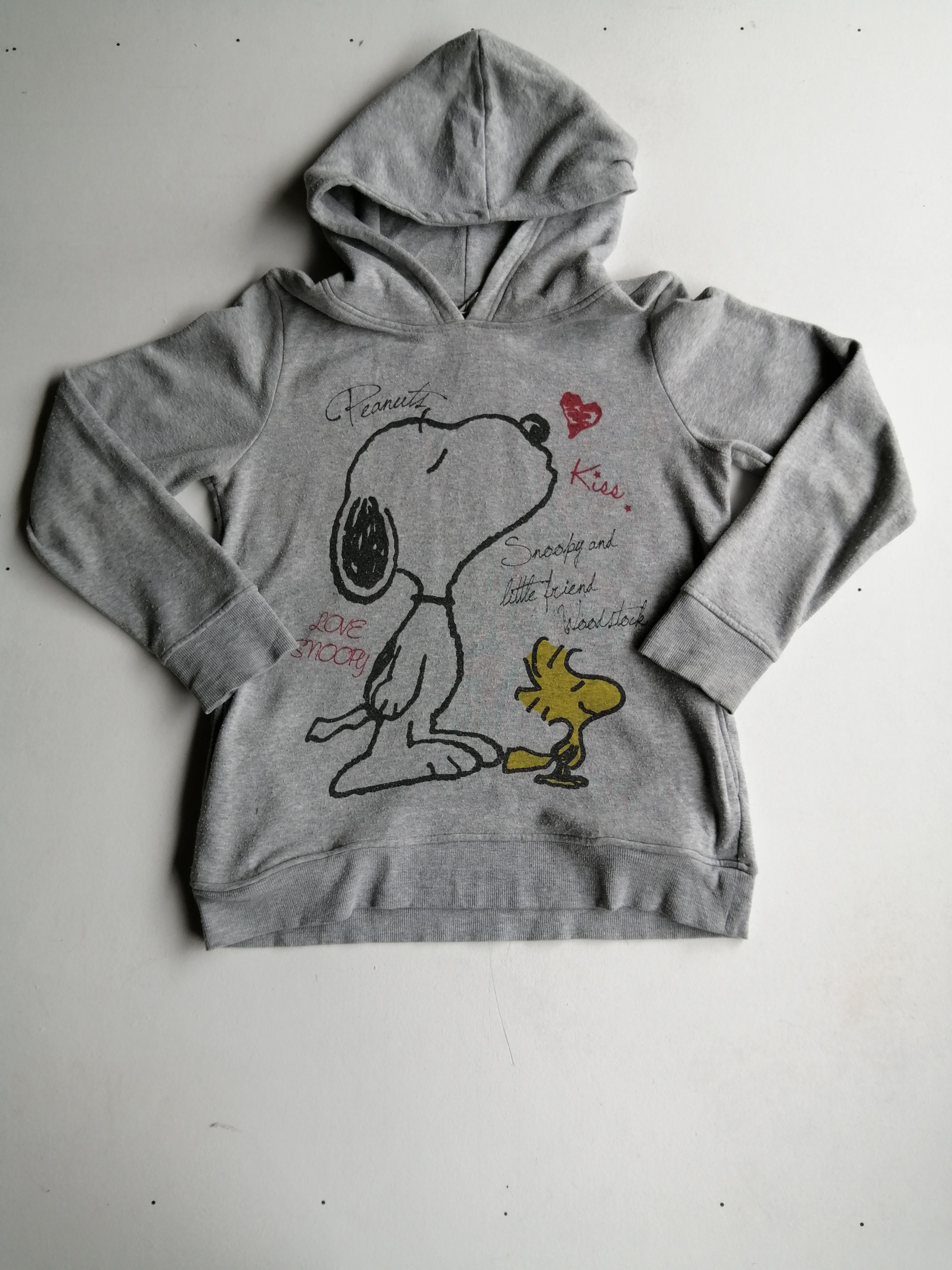 Vintage Peanuts Love Snoopy Hoodie Sweatshirt