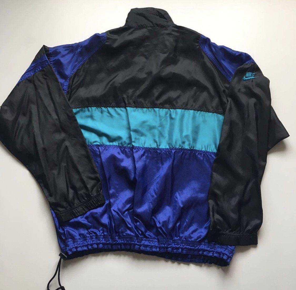 Nike × Vintage Vintage 90s Nike Flight Nylon Pullover Windbreaker Jacket Size US M / EU 48-50 / 2 - 3 Thumbnail