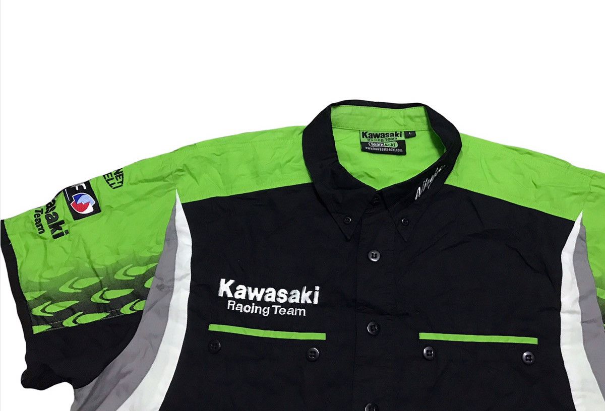 Japanese Brand Kawasaki racing team shirt Size US L / EU 52-54 / 3 - 4 Thumbnail