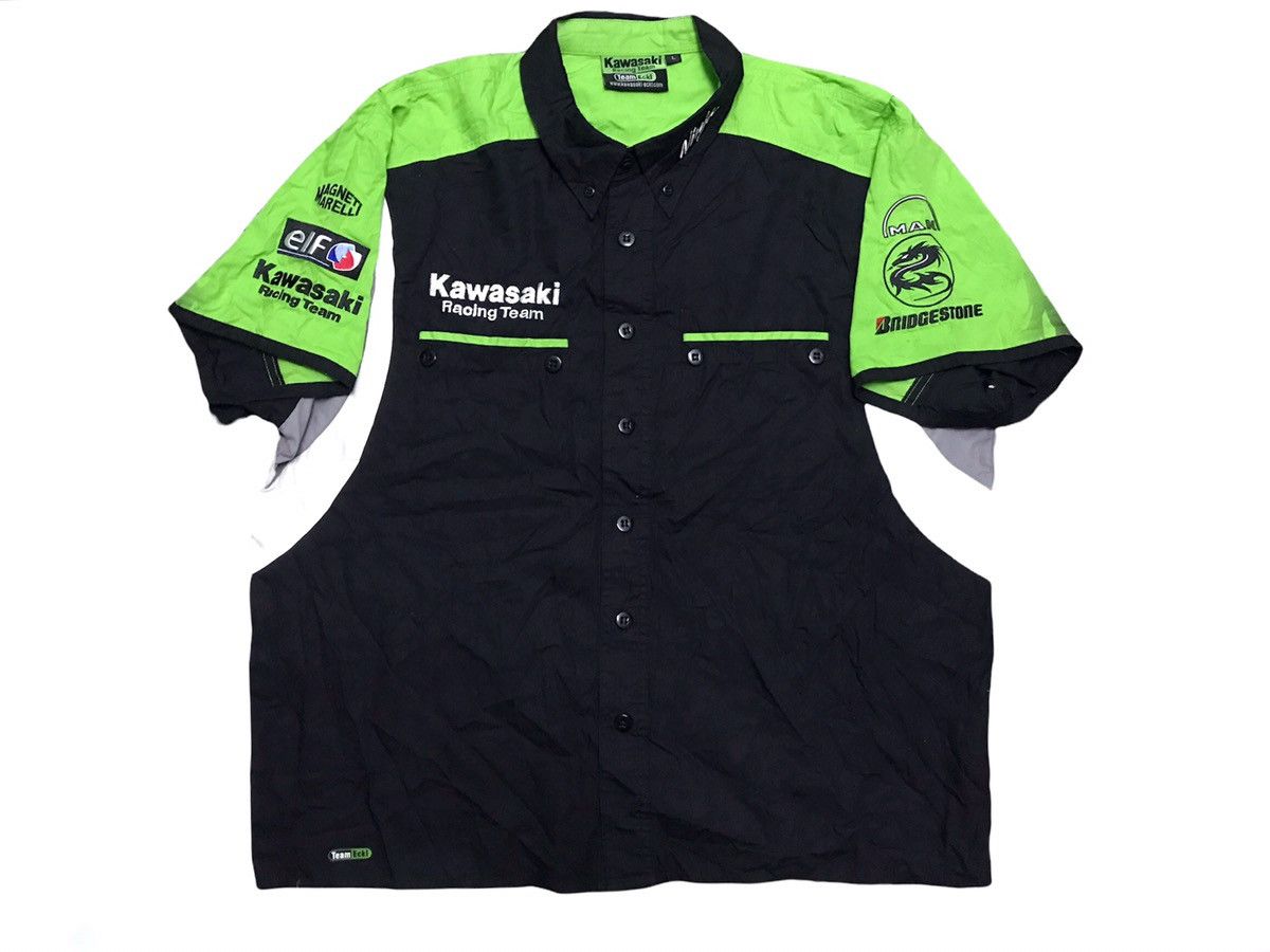 Japanese Brand Kawasaki racing team shirt Size US L / EU 52-54 / 3 - 1 Thumbnail