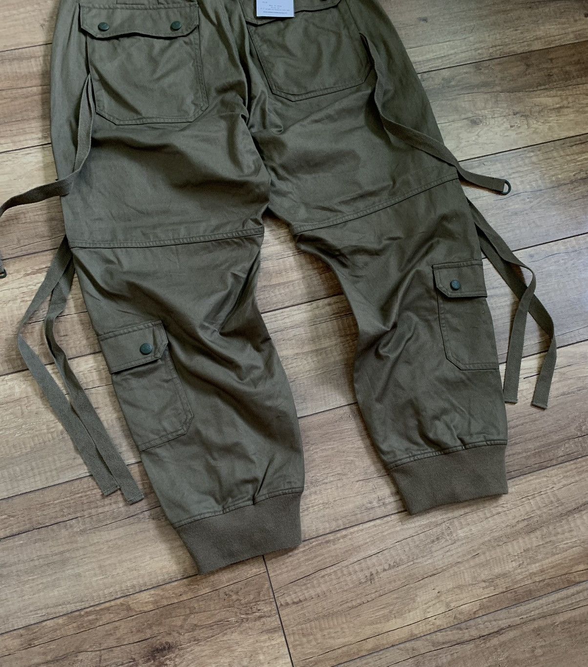 Japanese Brand White Mountaineering Cargo Bondage Tactical Pants Size US 32 / EU 48 - 10 Thumbnail
