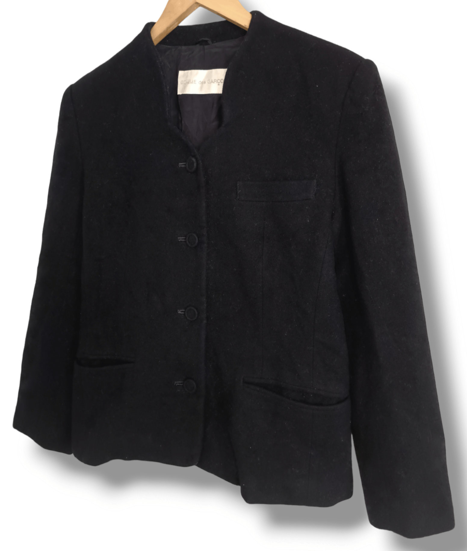 Comme des Garcons × Japanese Brand Comme Des Garcons Wool Jacket Coat Size US M / EU 48-50 / 2 - 2 Thumbnail