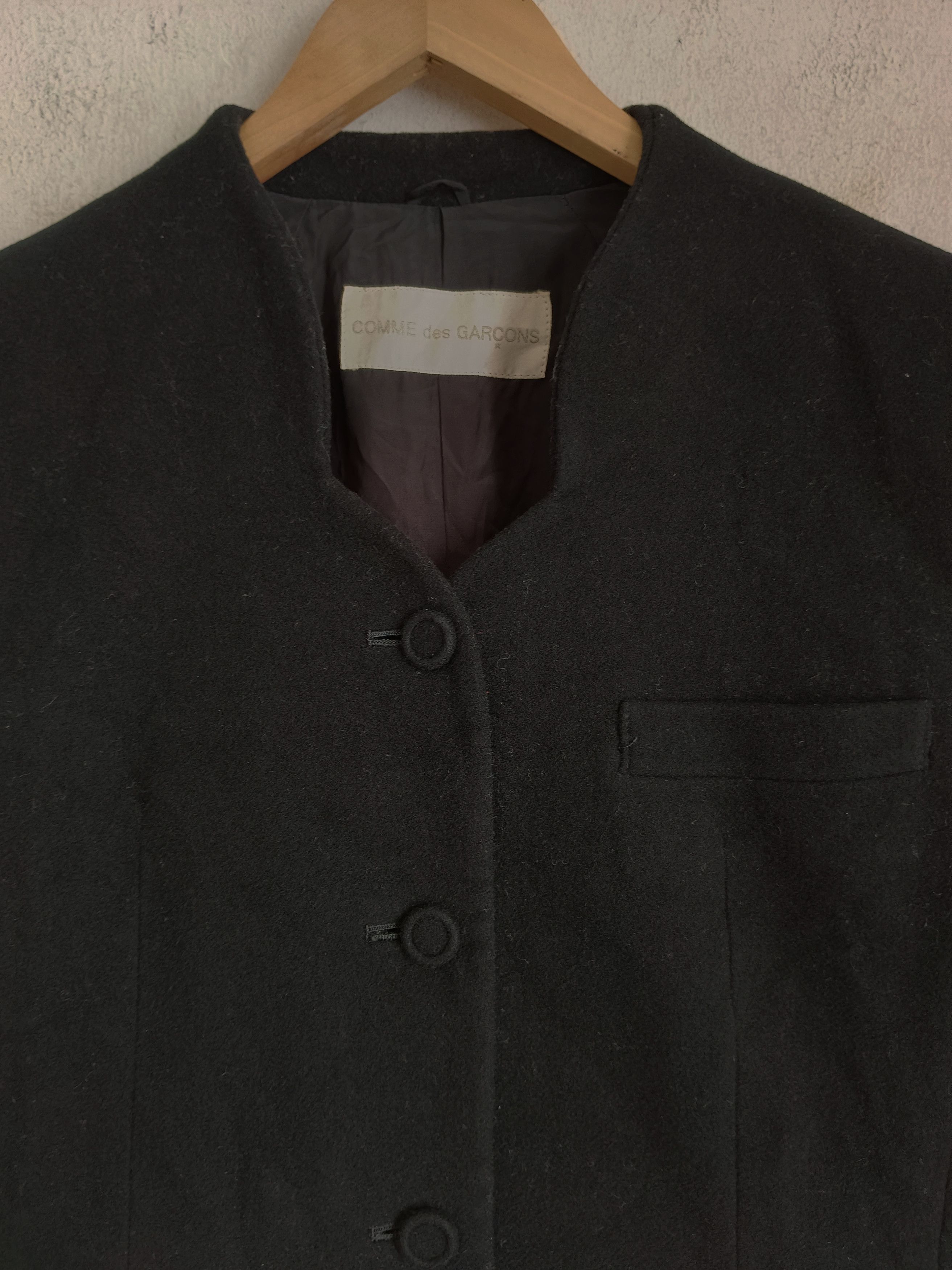 Comme des Garcons × Japanese Brand Comme Des Garcons Wool Jacket Coat Size US M / EU 48-50 / 2 - 3 Thumbnail
