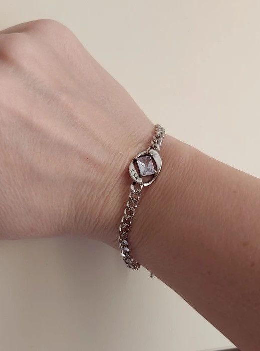 Jewelry Geometric Zircon Bangle Bracelets Size ONE SIZE - 3 Thumbnail