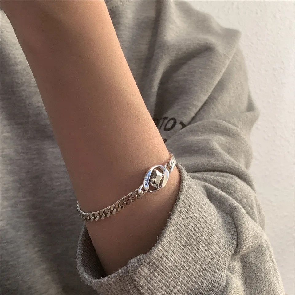 Jewelry Geometric Zircon Bangle Bracelets Size ONE SIZE - 1 Thumbnail