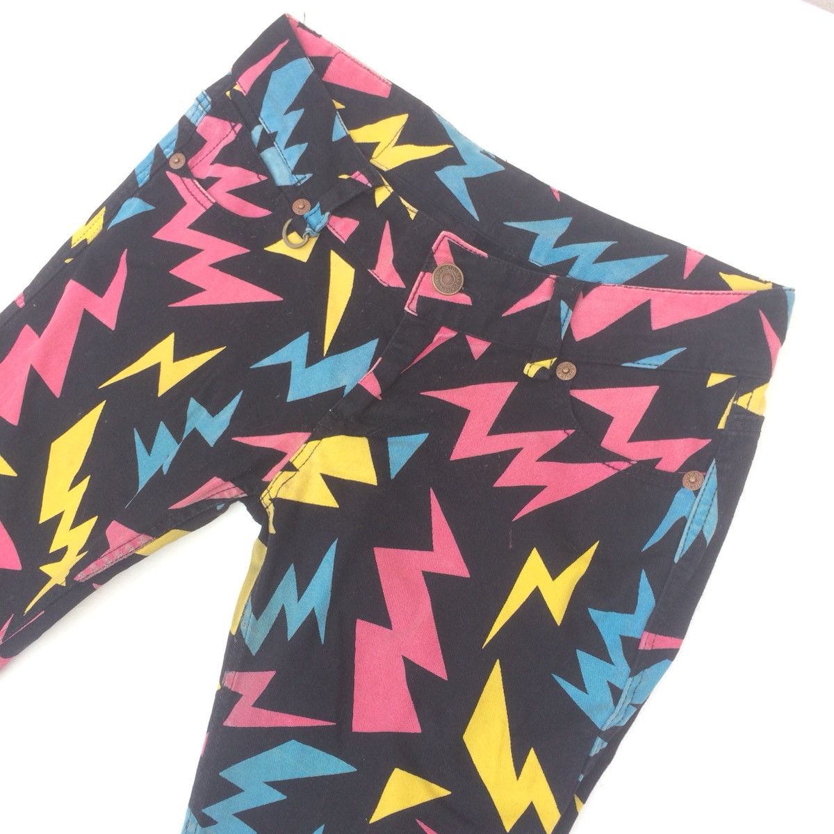 Japanese Brand punk Supercolor Monogram Thunder cropped women skinny Size 30" / US 8 / IT 44 - 2 Thumbnail