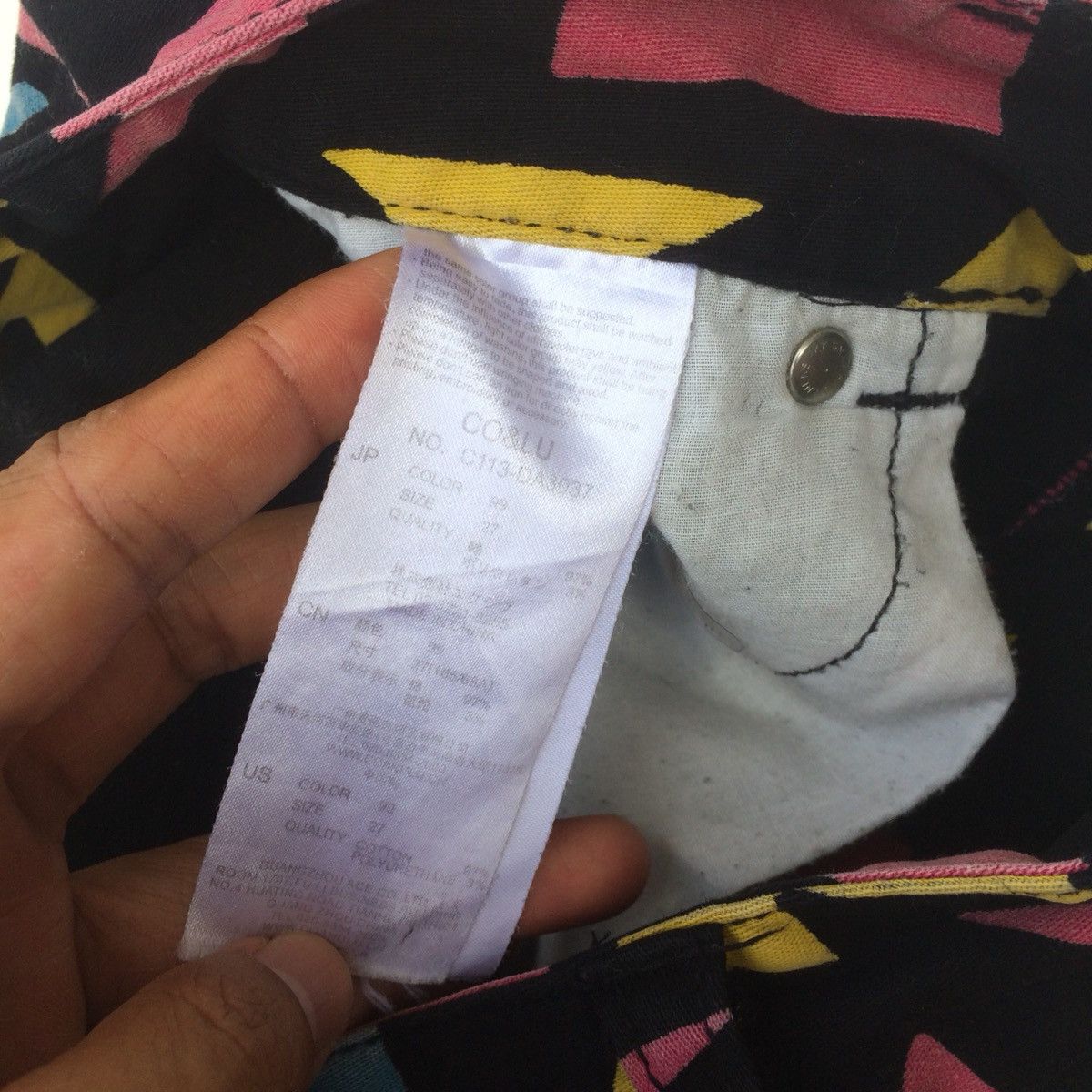 Japanese Brand punk Supercolor Monogram Thunder cropped women skinny Size 30" / US 8 / IT 44 - 9 Thumbnail