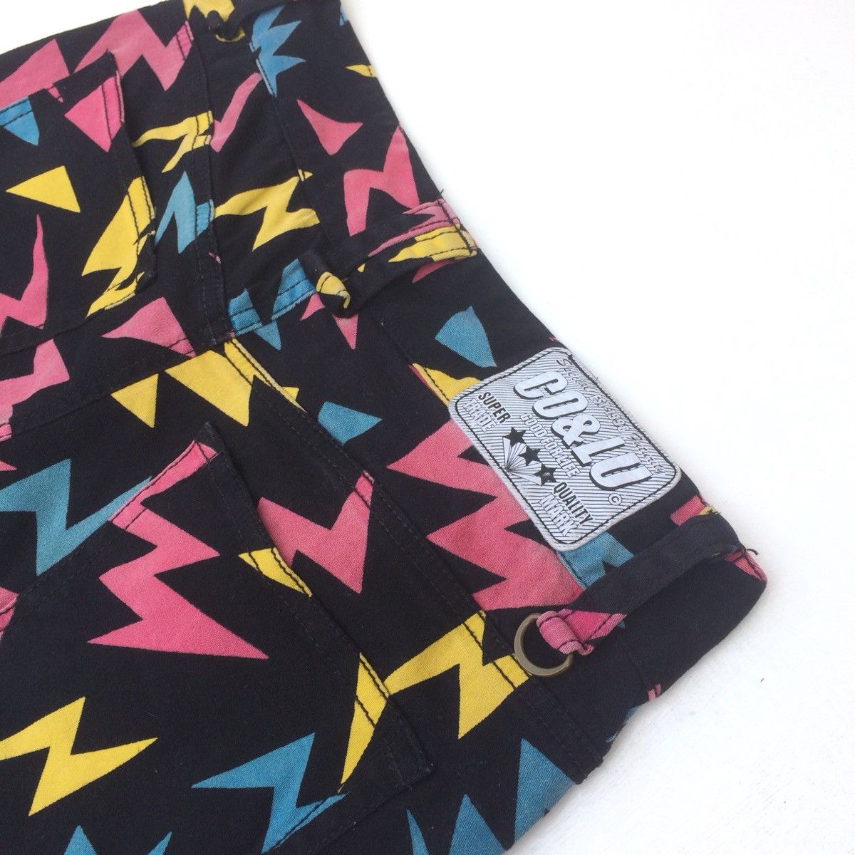 Japanese Brand punk Supercolor Monogram Thunder cropped women skinny Size 30" / US 8 / IT 44 - 8 Thumbnail