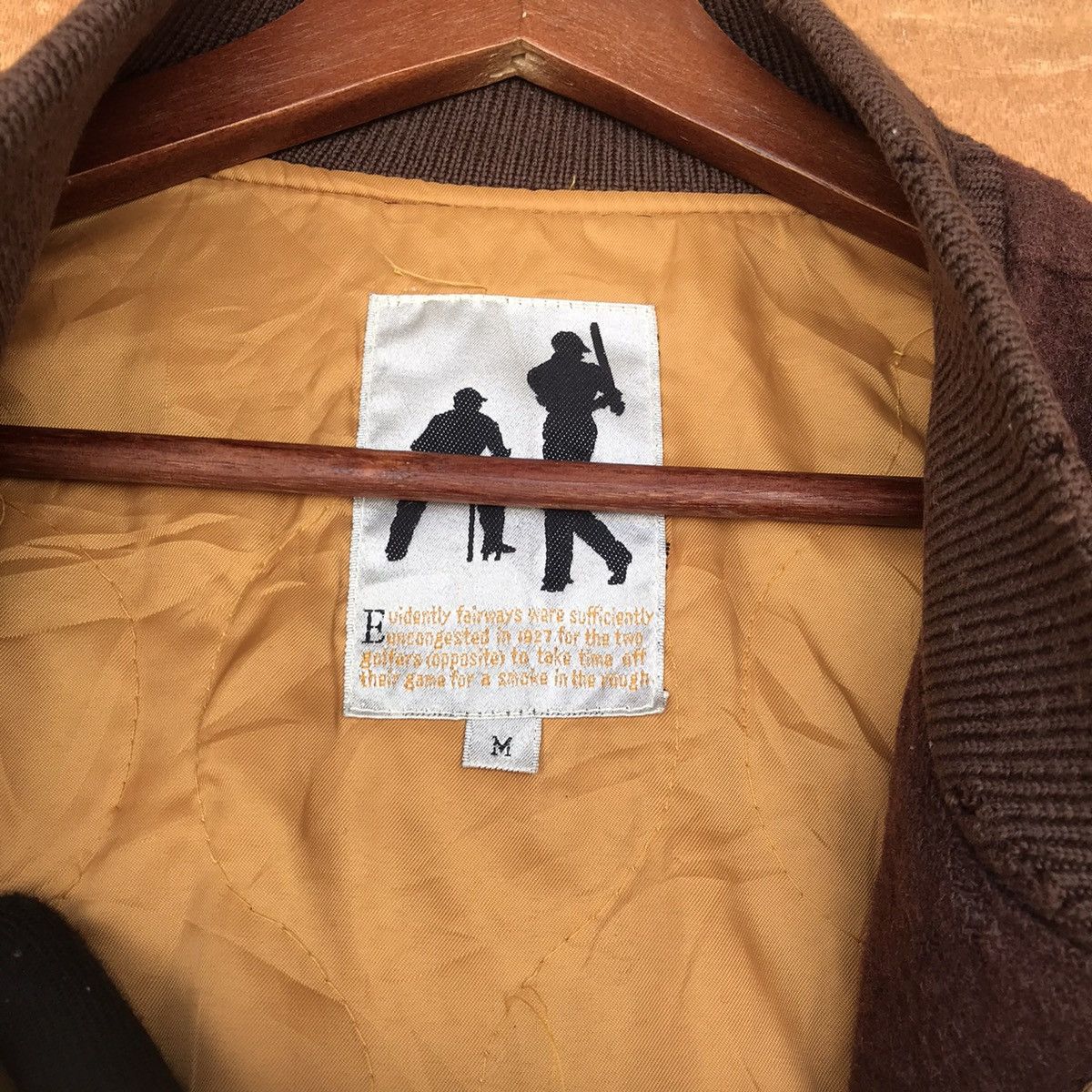 Vintage Trashed Varsity B-3 Meal Combat scovill buttom leather Size US M / EU 48-50 / 2 - 14 Thumbnail