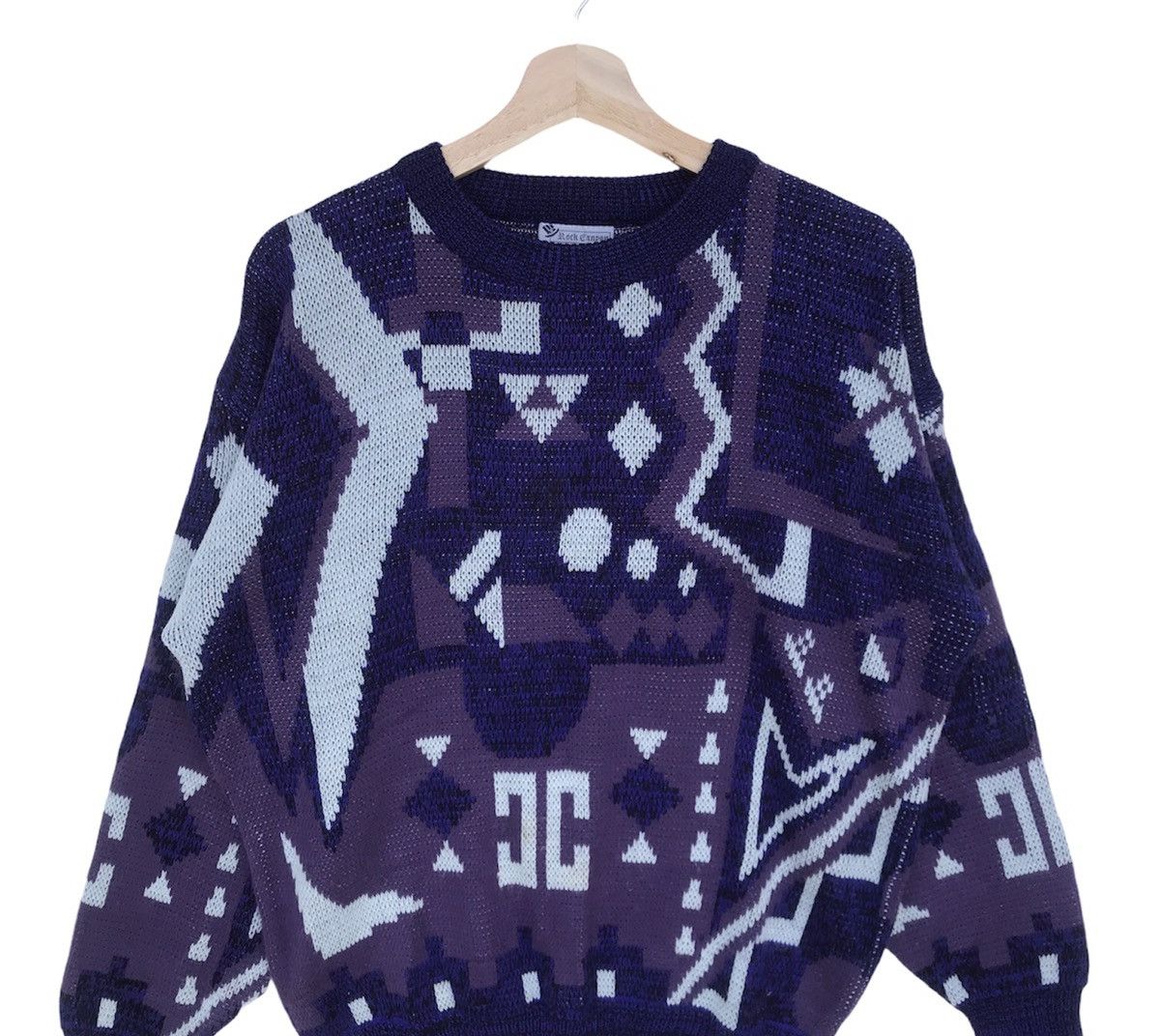Aran Isles Knitwear × Coogi × Japanese Brand Rock Canyon motive coogi baroque multicolor knitwear Size US L / EU 52-54 / 3 - 4 Thumbnail