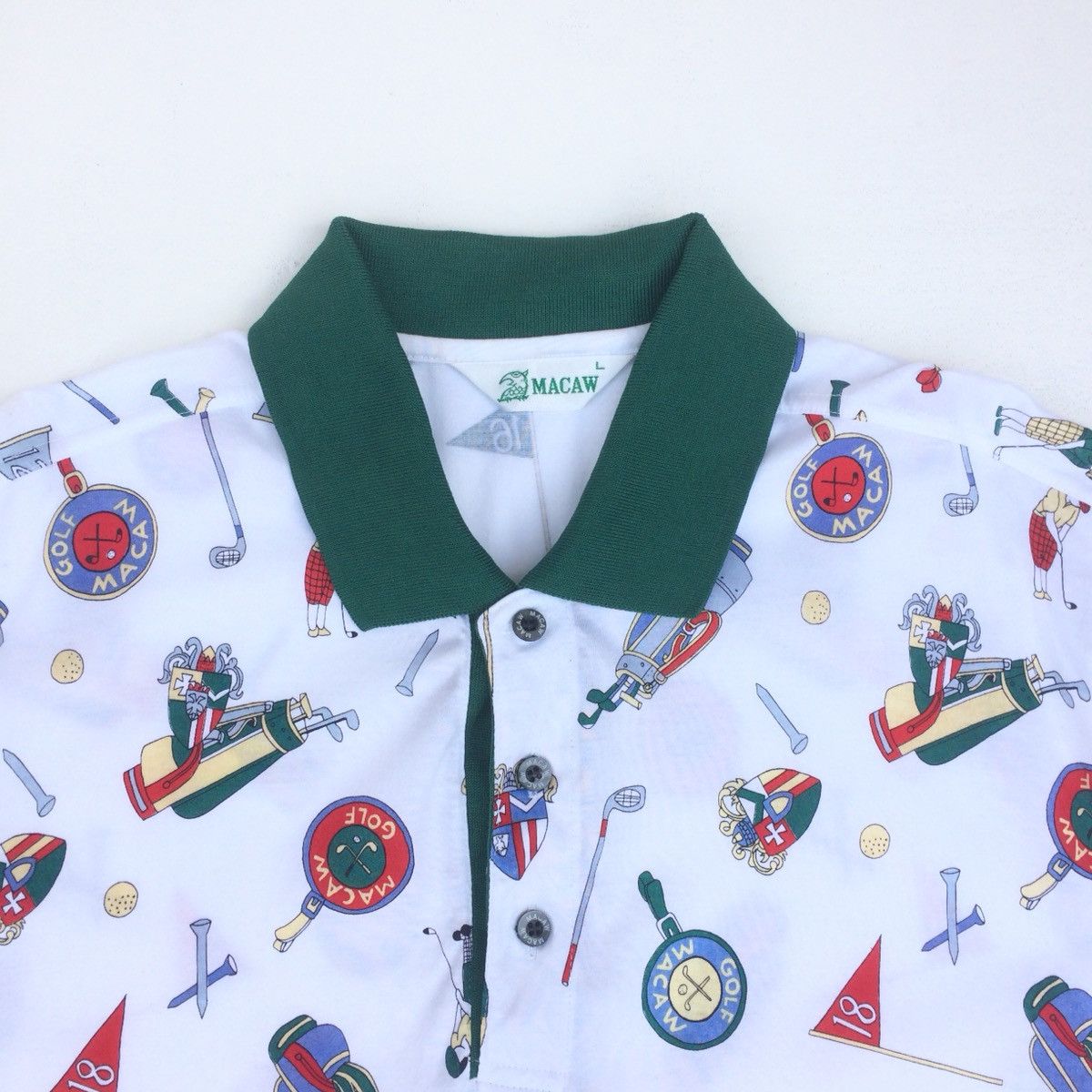 Japanese Brand × Vintage Vintage 90s Polo Shirt full image Size US M / EU 48-50 / 2 - 5 Thumbnail