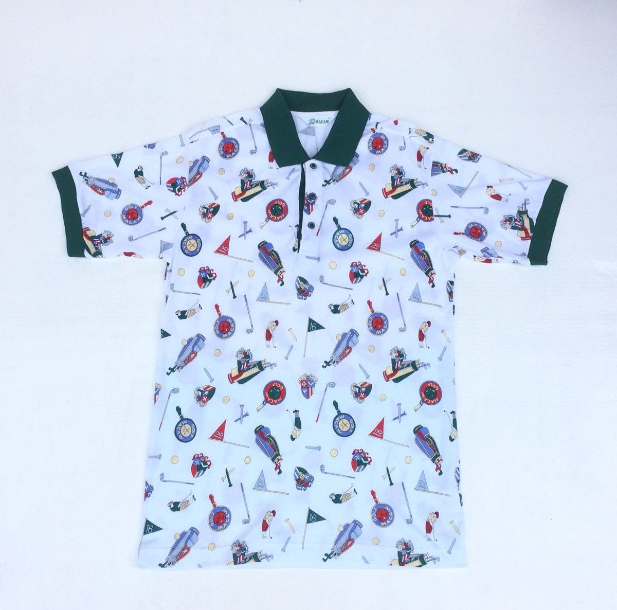 Japanese Brand × Vintage Vintage 90s Polo Shirt full image Size US M / EU 48-50 / 2 - 8 Thumbnail