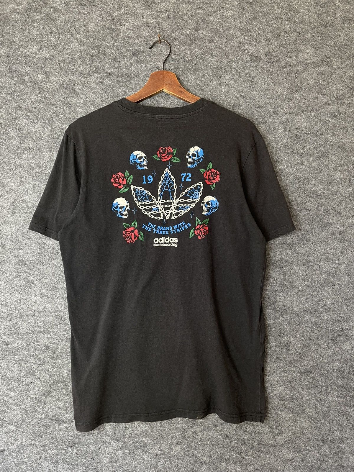 Adidas ADIDAS SKATEBOARD BLACK TEE Size US M / EU 48-50 / 2 - 1 Thumbnail