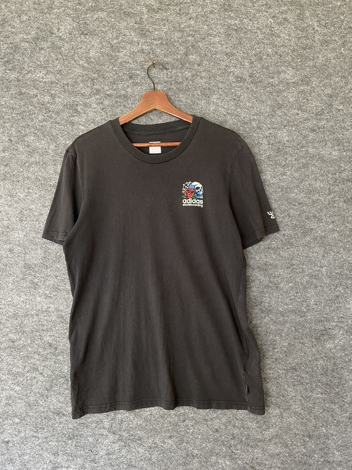 Adidas ADIDAS SKATEBOARD BLACK TEE Size US M / EU 48-50 / 2 - 3 Thumbnail