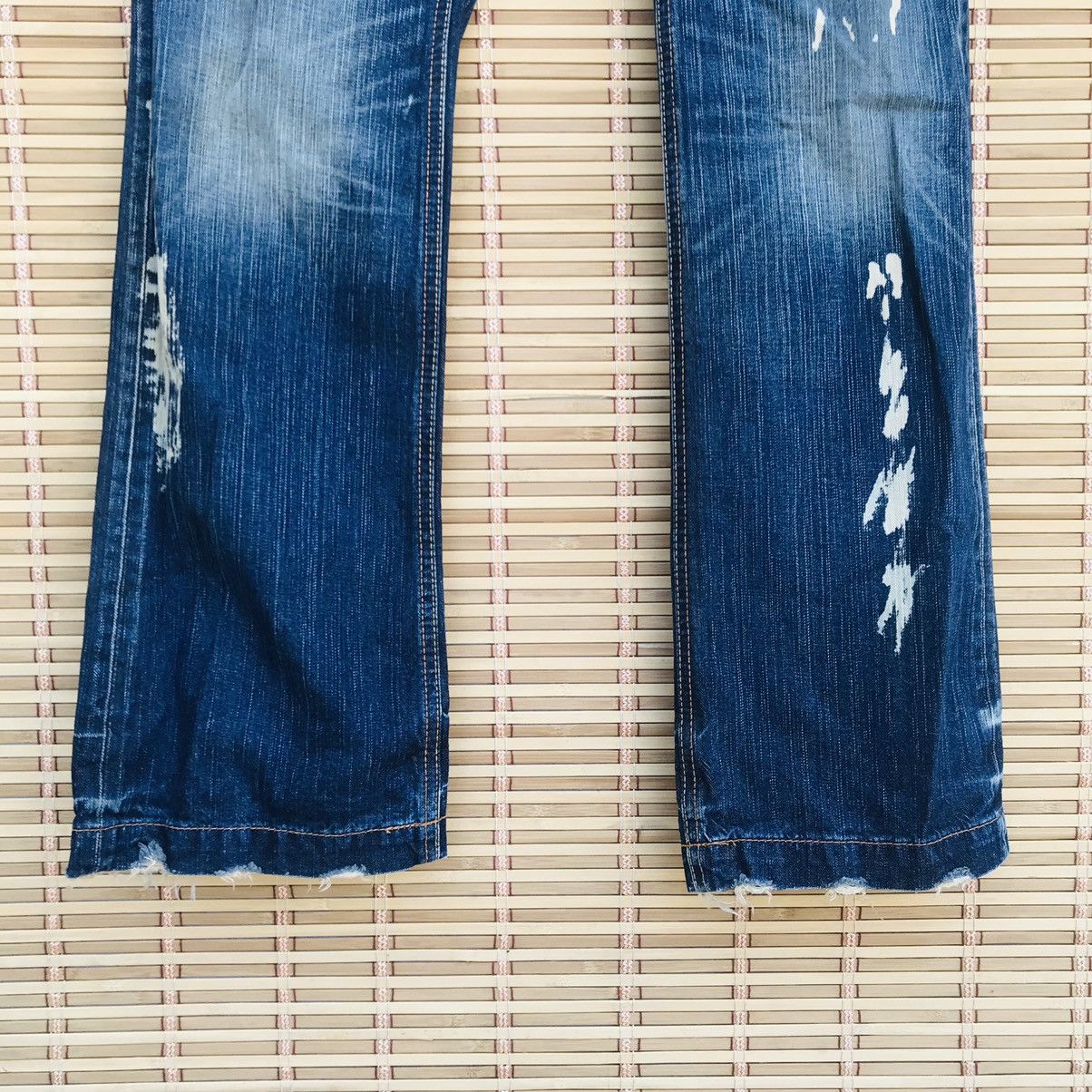 Japanese Brand Liberto distressed bleached herringbone kapital style Size US 31 - 8 Thumbnail