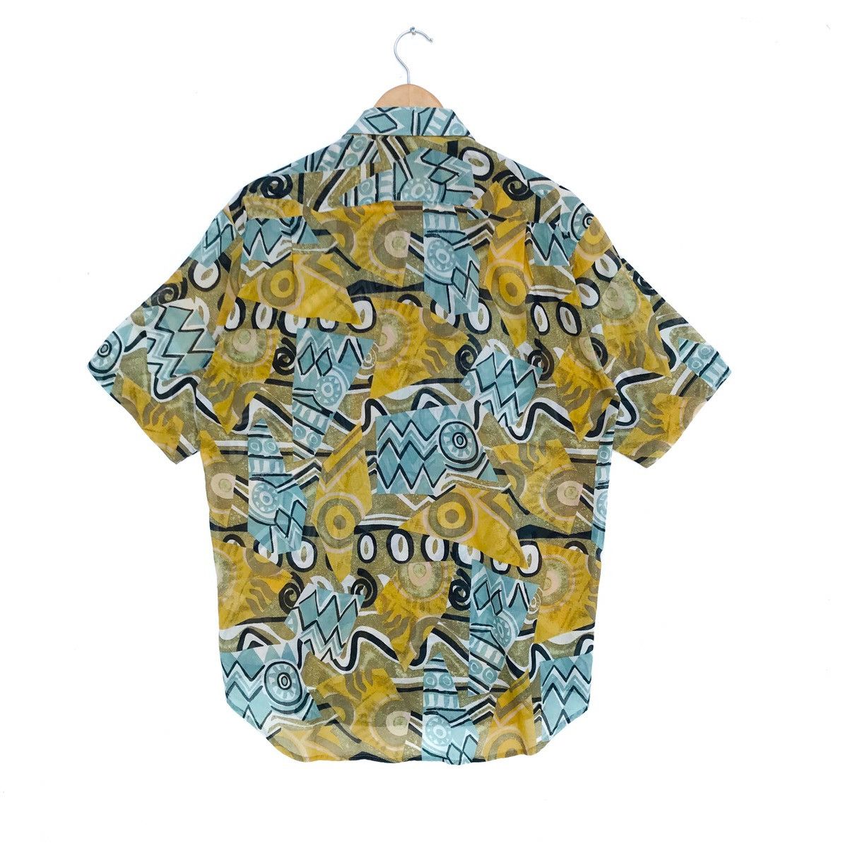 Roberta di Camerino RARE💥VTG Roberta di Camerino ART ABSTRACT PAPERTHIN HAWAII Size US L / EU 52-54 / 3 - 7 Thumbnail