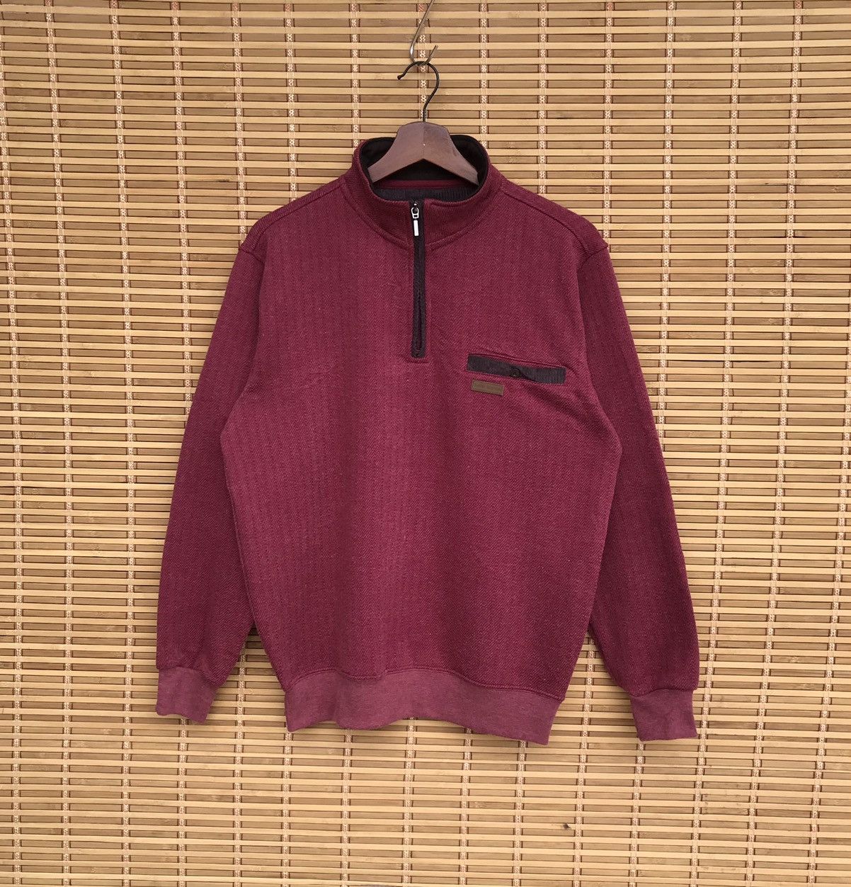 Designer × Japanese Brand Claudio Valentino Halfzipper singlepocket jumper sweatshirt Size US M / EU 48-50 / 2 - 1 Thumbnail