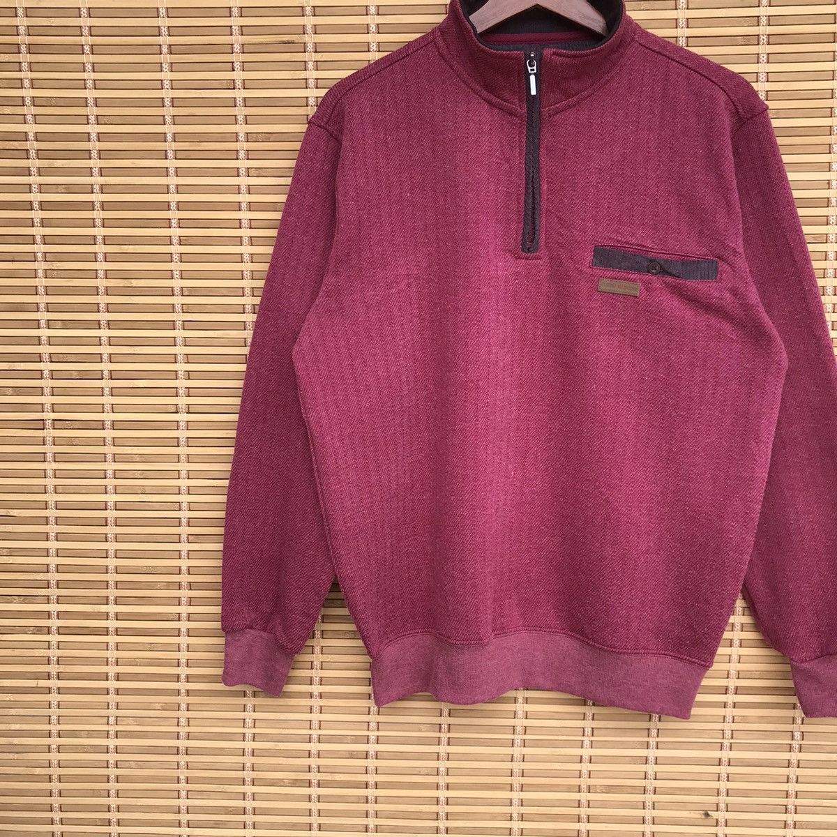 Designer × Japanese Brand Claudio Valentino Halfzipper singlepocket jumper sweatshirt Size US M / EU 48-50 / 2 - 4 Thumbnail