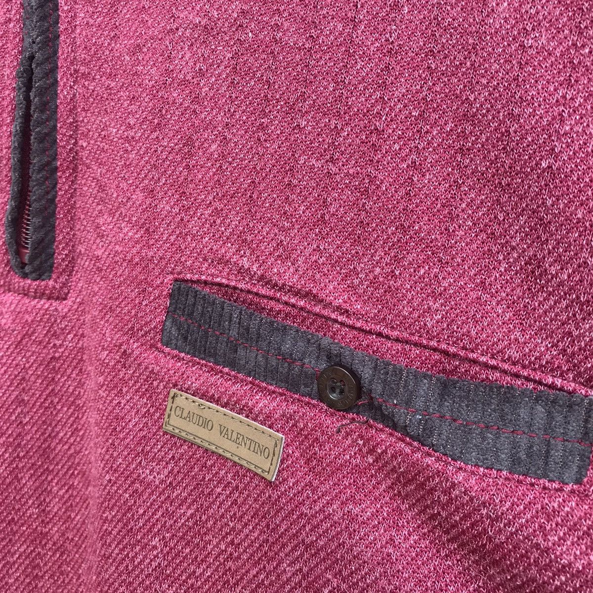 Designer × Japanese Brand Claudio Valentino Halfzipper singlepocket jumper sweatshirt Size US M / EU 48-50 / 2 - 6 Thumbnail