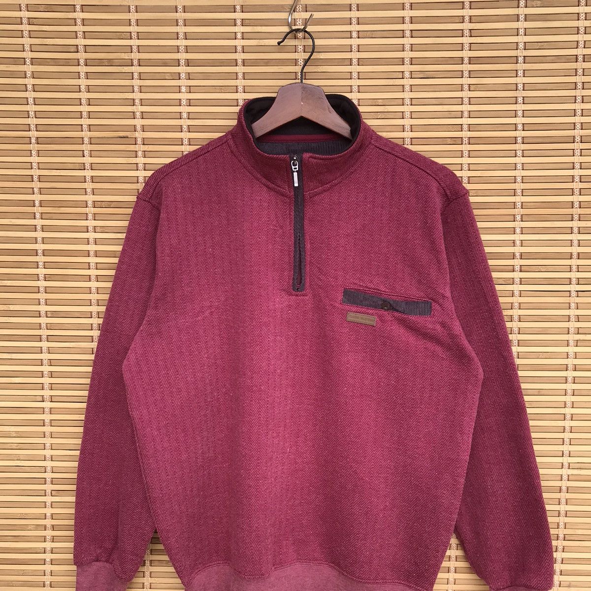 Designer × Japanese Brand Claudio Valentino Halfzipper singlepocket jumper sweatshirt Size US M / EU 48-50 / 2 - 5 Thumbnail