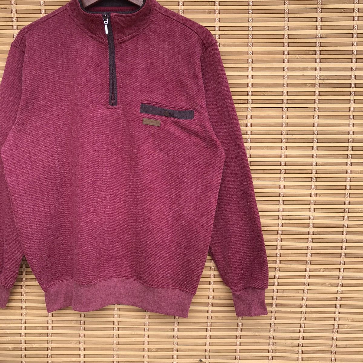 Designer × Japanese Brand Claudio Valentino Halfzipper singlepocket jumper sweatshirt Size US M / EU 48-50 / 2 - 3 Thumbnail