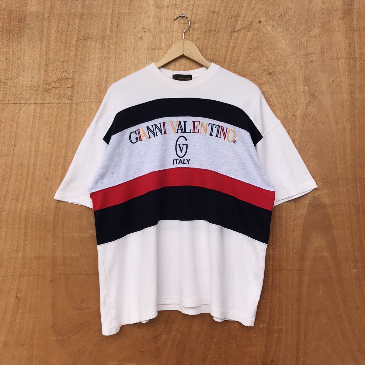 Designer × Gianni Valentino Rare Valentino Multicolor big spell out embroidered Size US XL / EU 56 / 4 - 1 Thumbnail