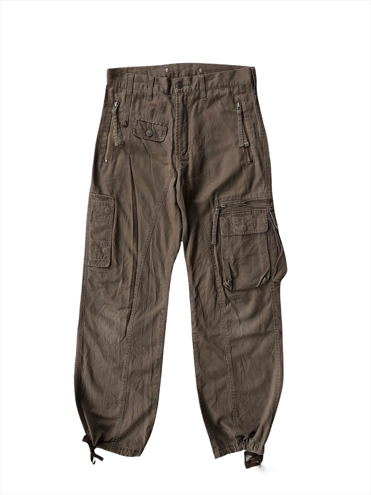 PPFM 1990s PPFM 🇯🇵 Multi Pockets Baggy Tactical Parachute Pants Size US 31 - 1 Thumbnail