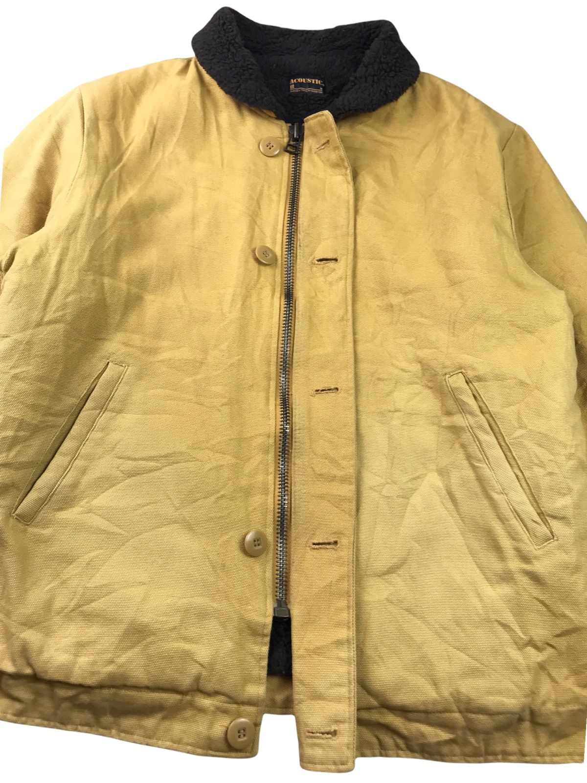 Japanese Brand SUN FADED ACOUSTIC WORKWEAR SIMILAR CARHARTT Size US M / EU 48-50 / 2 - 10 Thumbnail