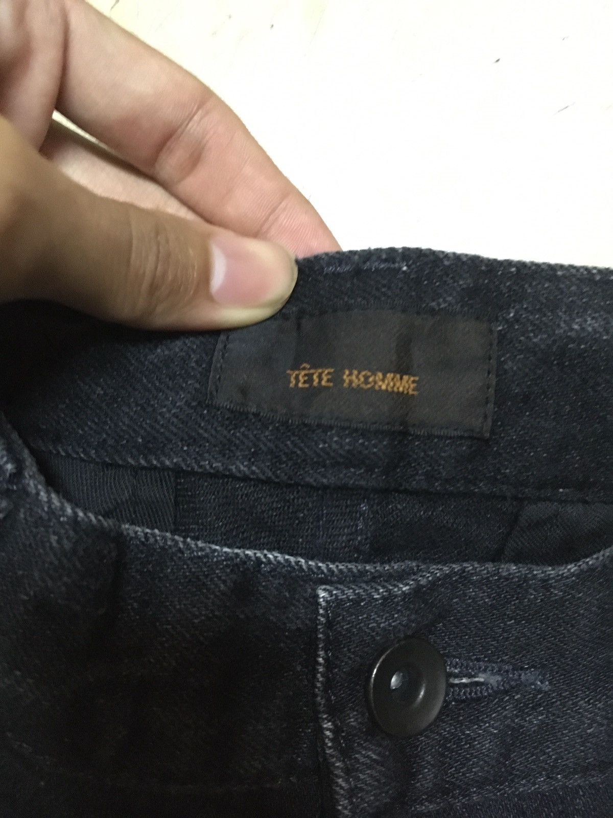 Tete Homme Tete Homme Issey Miyake Bondage Denim Jeans Size US 32 / EU 48 - 10 Thumbnail