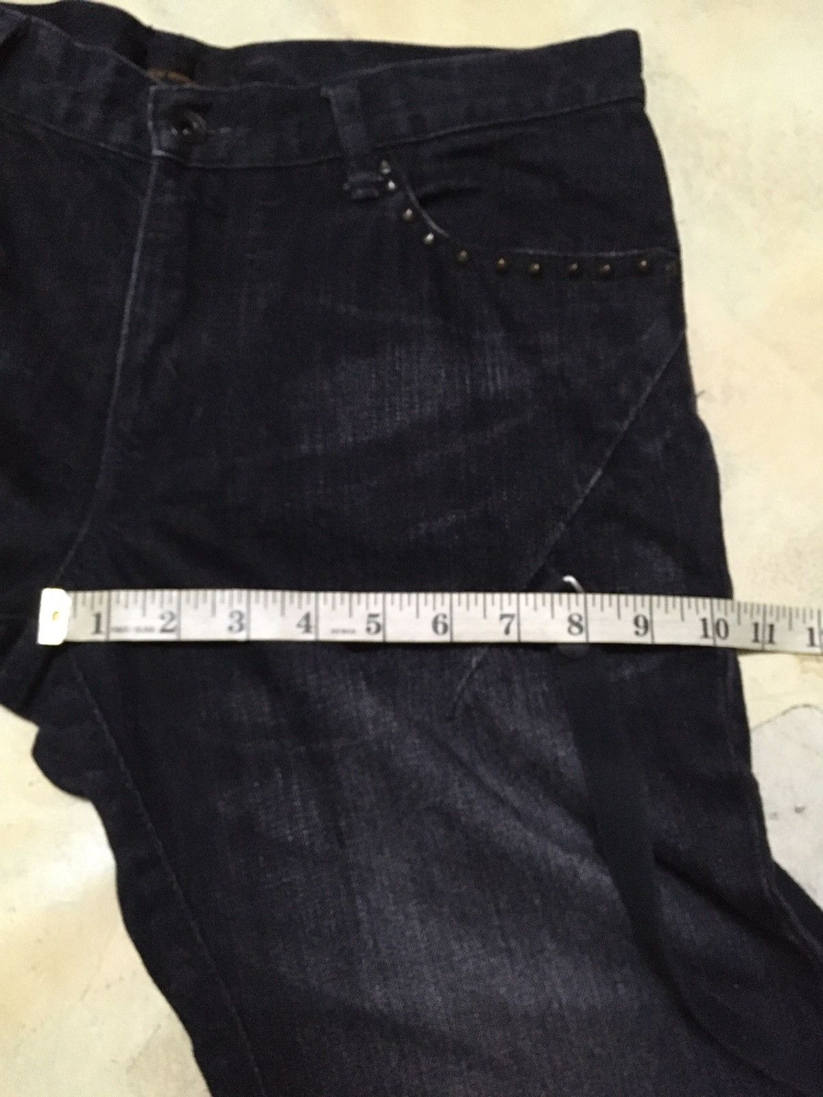 Tete Homme Tete Homme Issey Miyake Bondage Denim Jeans Size US 32 / EU 48 - 16 Thumbnail