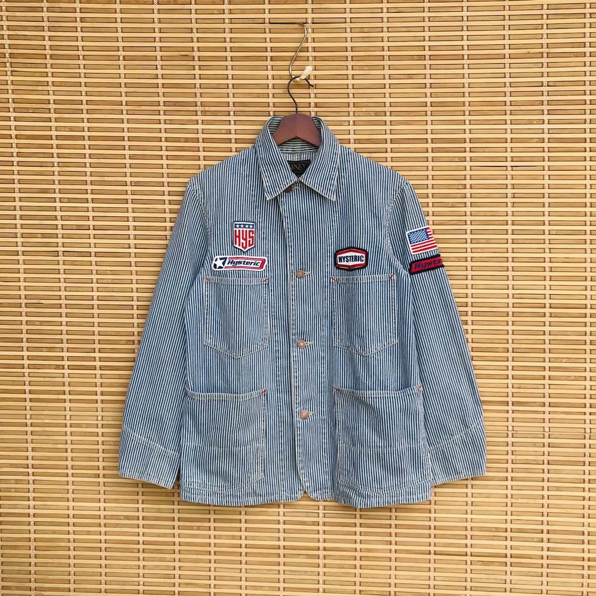 Hysteric Glamour Rare Hysteric glamour x Kinky USA patches hickory chore jkt Size US M / EU 48-50 / 2 - 2 Thumbnail