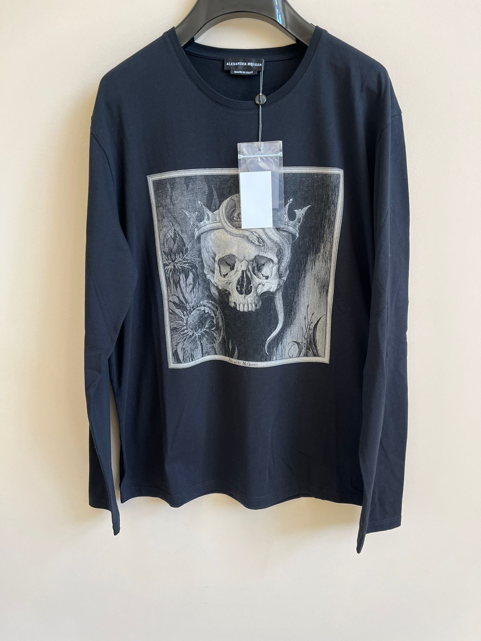 Alexander McQueen Long Sleeve Shirt in Black Size US XL / EU 56 / 4 - 2 Thumbnail