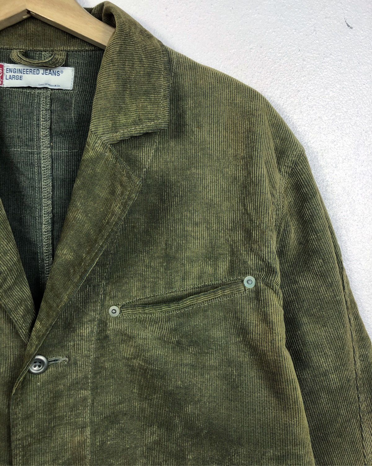 Levi's Rare Levi’s Engineered Jeans Button Corduroy Jacket Size US L / EU 52-54 / 3 - 3 Thumbnail