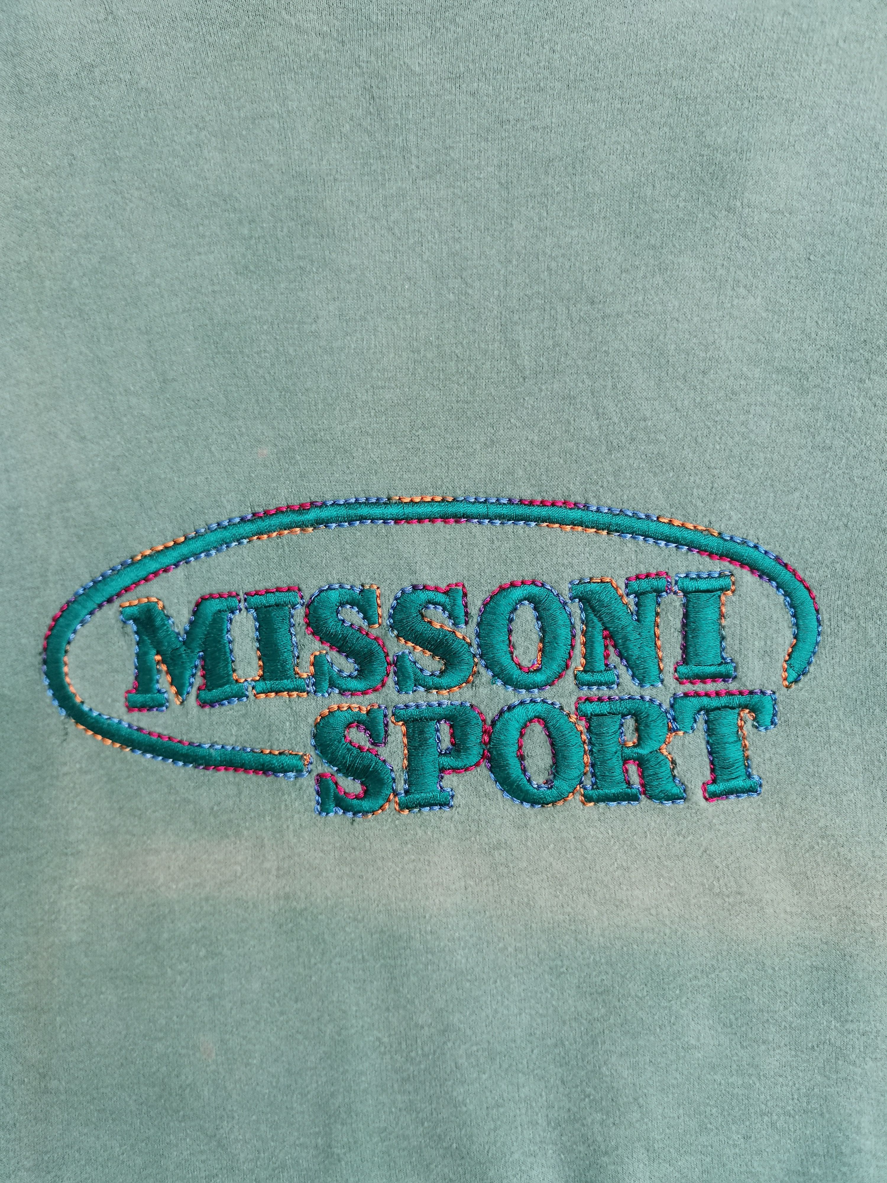 Other Missoni Sport Embroidered Big Logo Sweatshirt Size US M / EU 48-50 / 2 - 7 Thumbnail