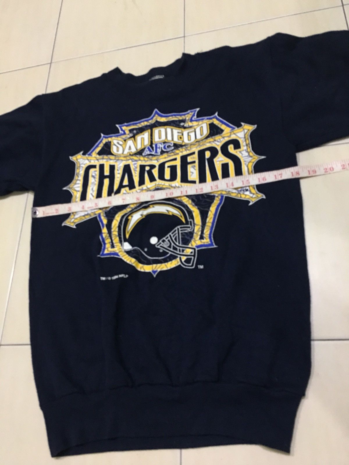 NBA Vintage NFLP AFC Champions San Diego Chargers SWEATSHIRT Size US M / EU 48-50 / 2 - 6 Thumbnail