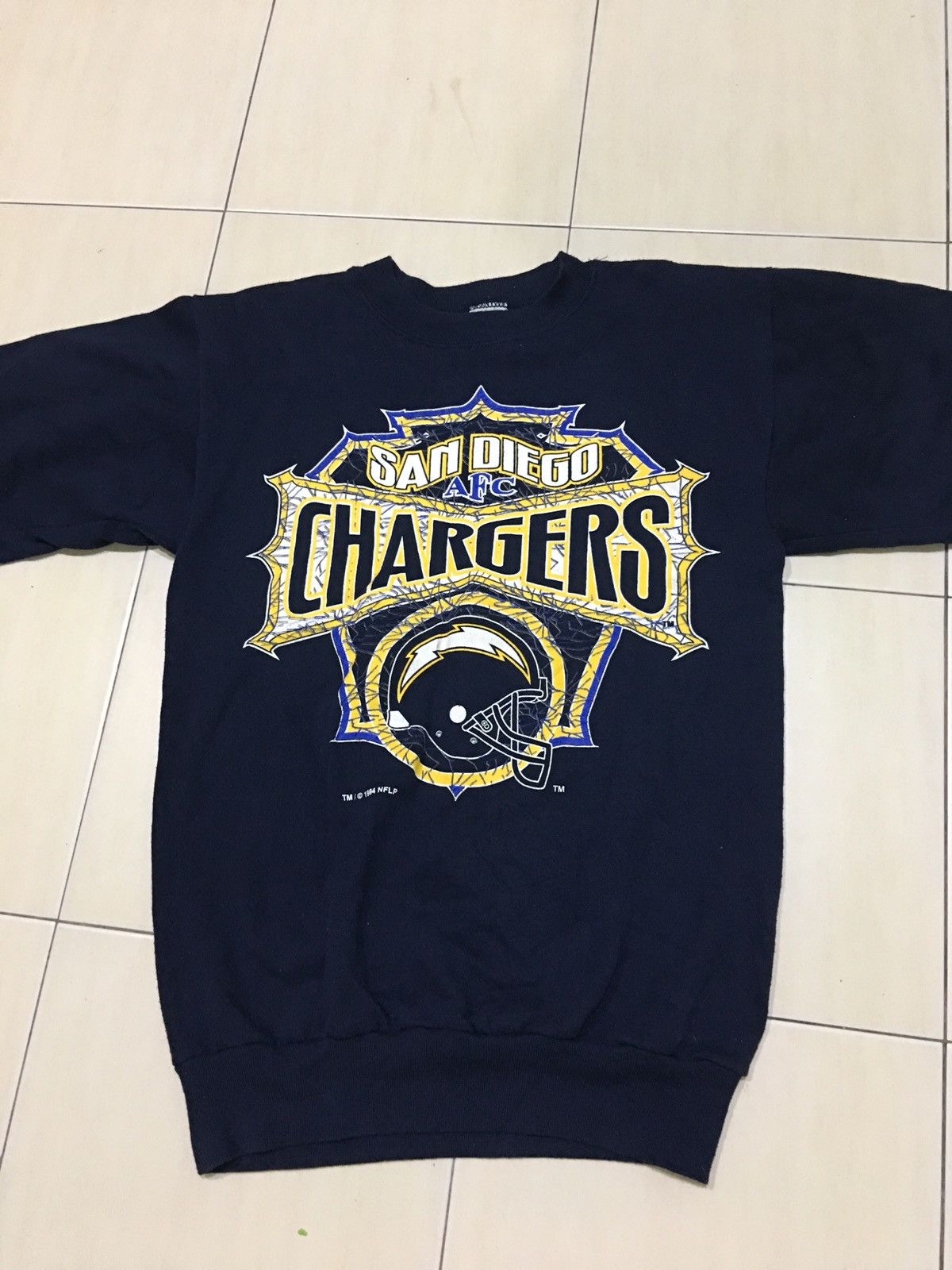 NBA Vintage NFLP AFC Champions San Diego Chargers SWEATSHIRT Size US M / EU 48-50 / 2 - 5 Thumbnail